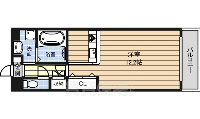 名古屋市中川区澄池町のマンションの間取り