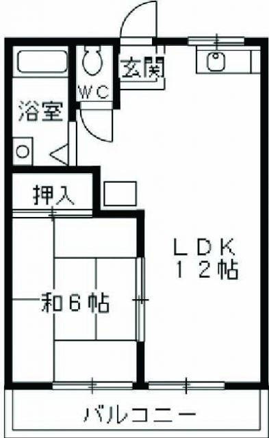 名古屋市中川区供米田のアパートの間取り