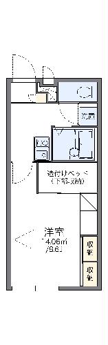 レオパレスハピネス１８の間取り