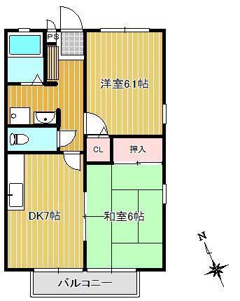 フォブールサヌカイトの間取り