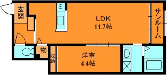 クレメント・オーブ2の間取り