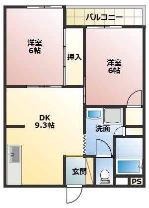 メルベーユYの間取り