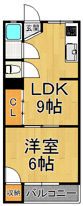 大栄マンションの間取り