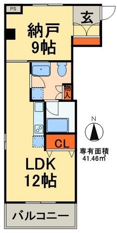 アリーム稲毛海岸の間取り