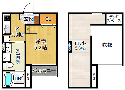 Casa AZUL塚口の間取り