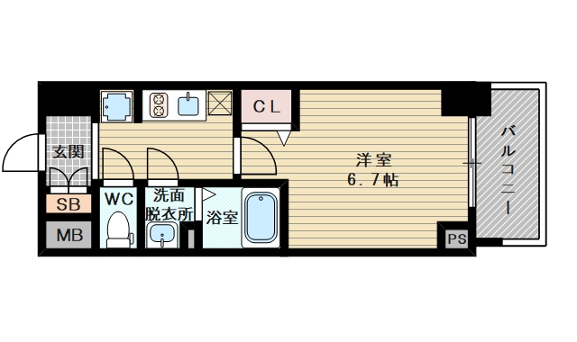 【ArtizA淡路の間取り】