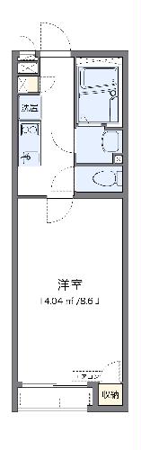 クレイノＲＹＵＴＡの間取り