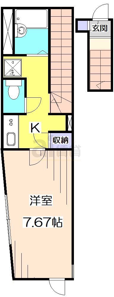 練馬区南大泉のアパートの間取り