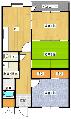 エスポワール菅原の間取り