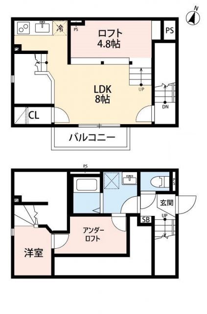 robot home 西大宮A(ロボットホームニシオオミヤエー)の間取り