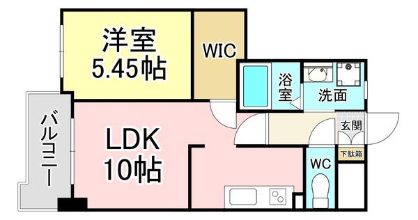 Ｓｔｕｄｉｅ小倉離宮の間取り