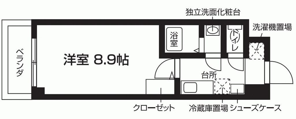 ナジック香ヶ丘マンションの間取り