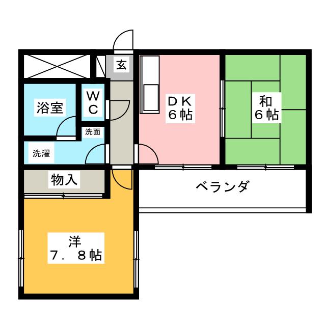 Ｇ・Ｆｏｒｅｓｔの間取り