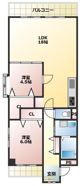 ビーフレールの間取り