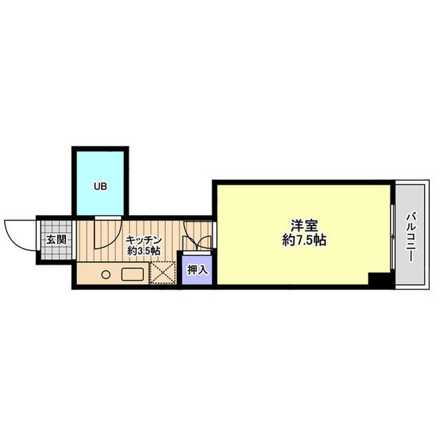 プラザ信開北安江の間取り