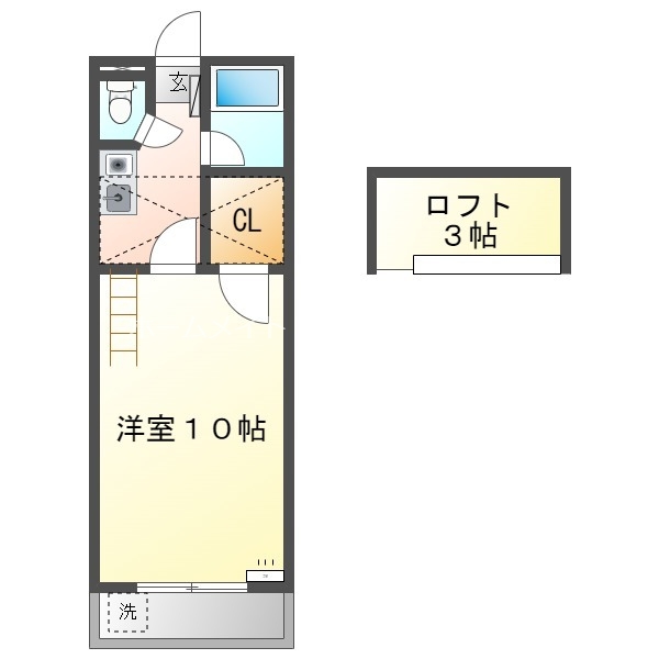 セザンヌ加治の間取り