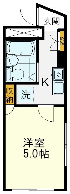 一ツ橋リビングの間取り