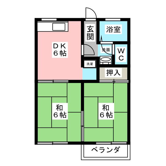 メゾンブローニュ　３の間取り