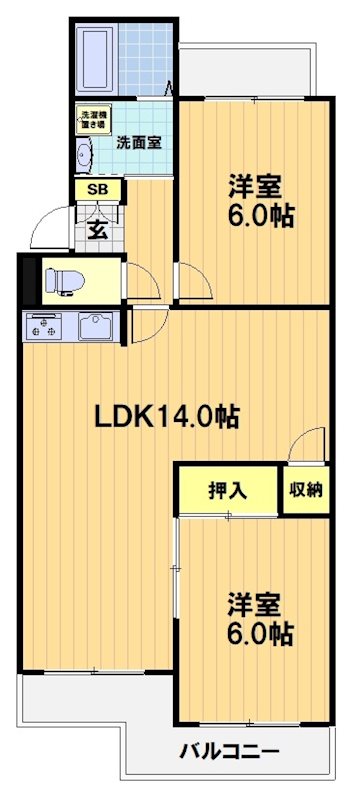 グランドール桂の間取り