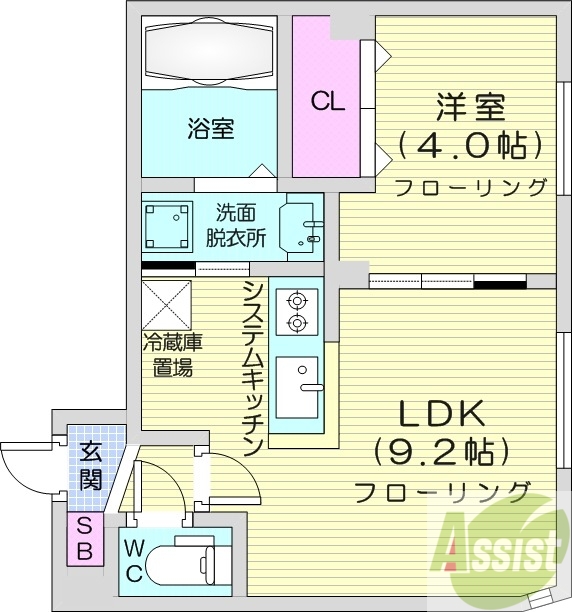 F-HOUSE発寒の間取り