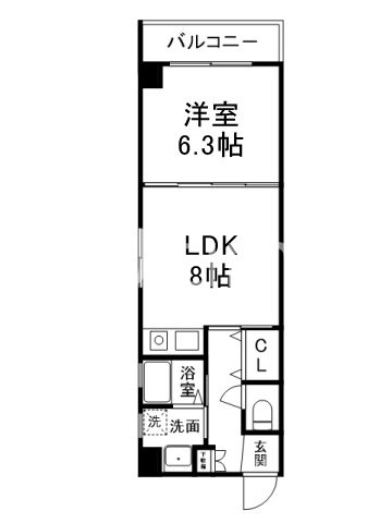 上御所エクセル三宅の間取り