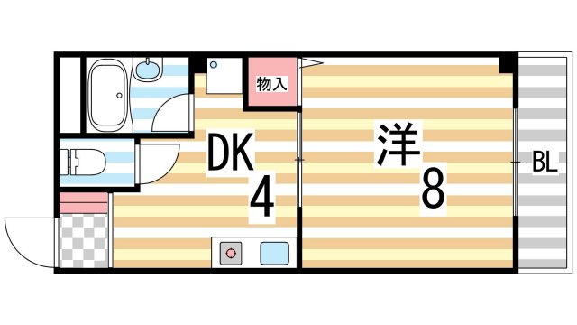 ヴェルドール住道の間取り