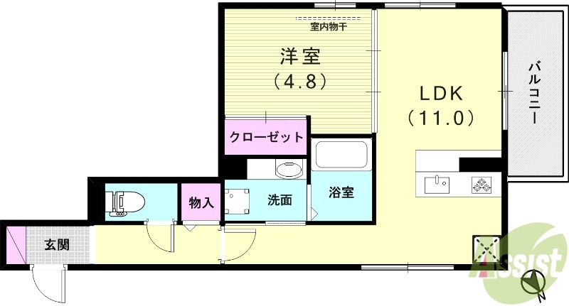 ハレレアの間取り