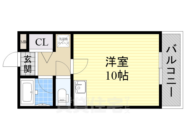 桜井市大字阿部のマンションの間取り