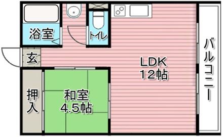 ウネサマンションの間取り