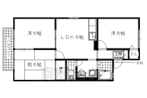 ビューテラスの間取り