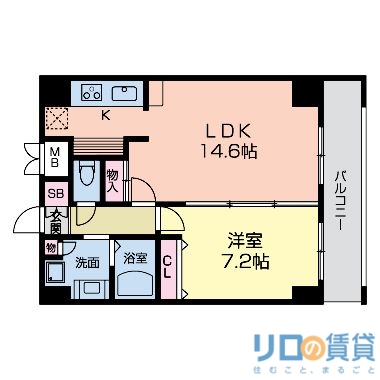 グレンパーク江坂IIの間取り