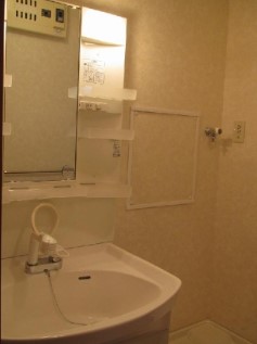 洗面設備　同タイプのお部屋