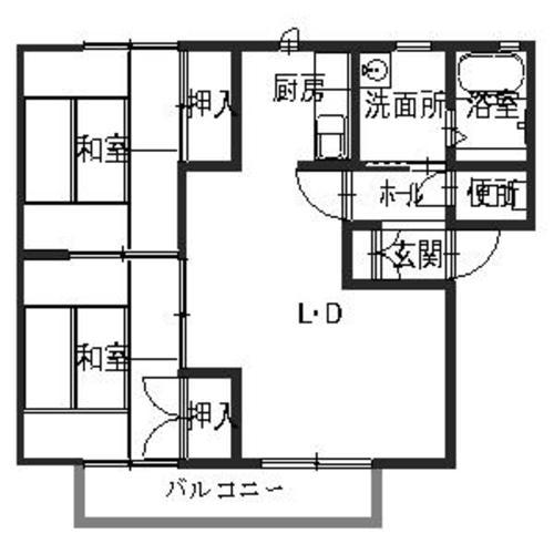 サンコート赤坂の間取り