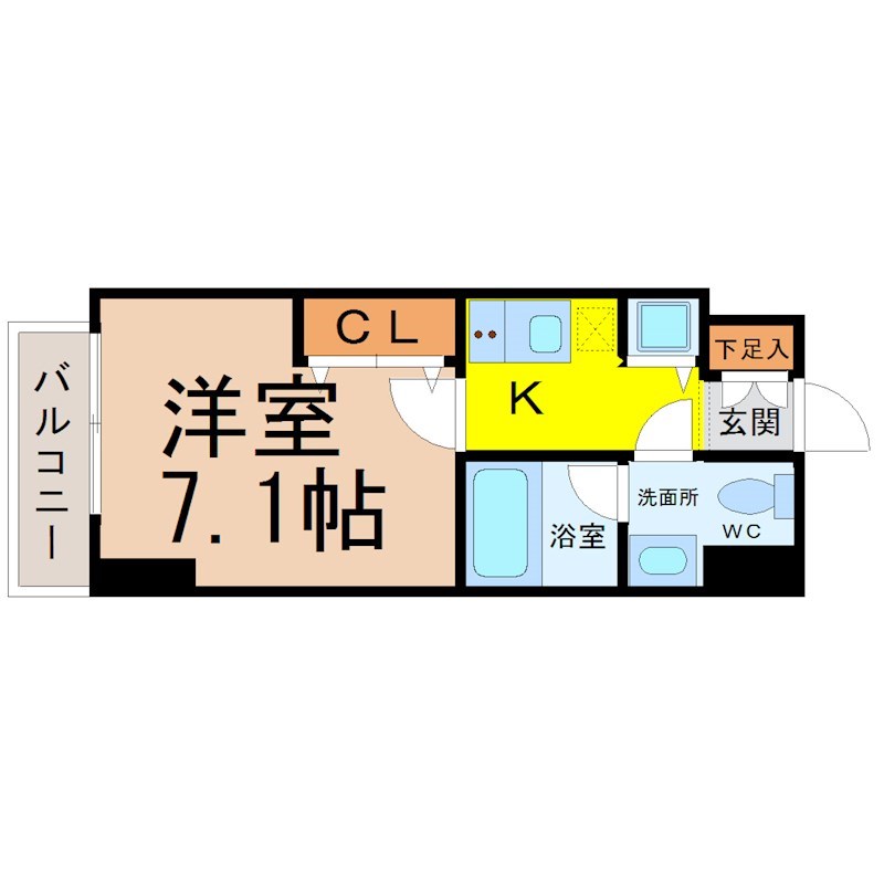 カレント今池の間取り