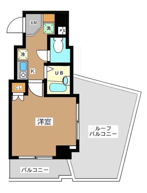 ウィステリア市ヶ谷の間取り