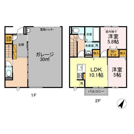 かえで　Iの間取り