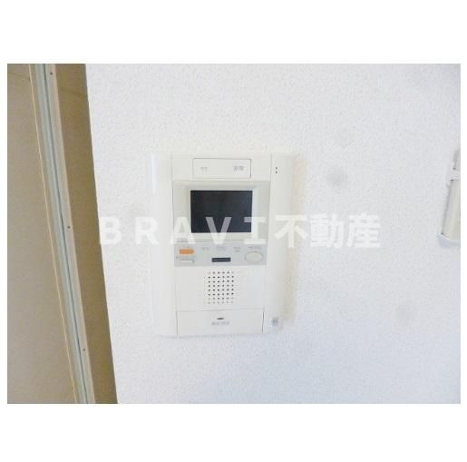 セキュリティ　【クラウンハイム北心斎橋フラワーコート】モニター付インターホ