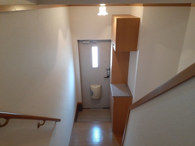 玄関　収納もある玄関です