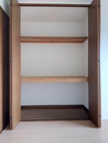 収納　たっぷりとした収納スペースです