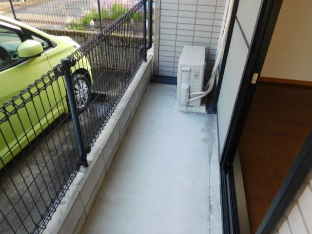 バルコニー　ベランダの眺めです。