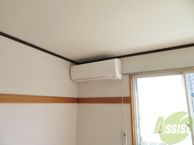 その他設備　エアコンが設置してありますので、寒暖対策もばっちり。