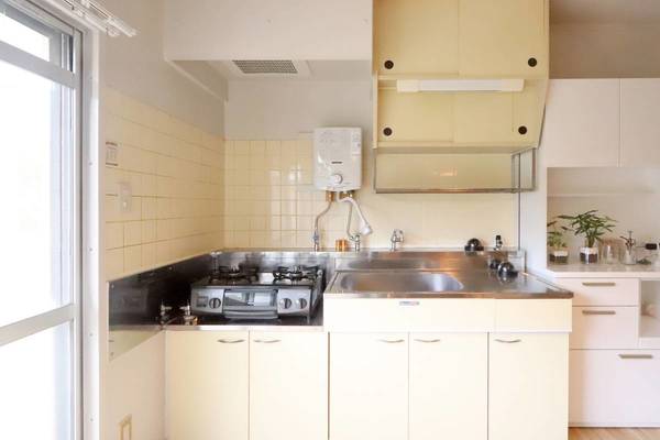 キッチン　モデルルームの写真です