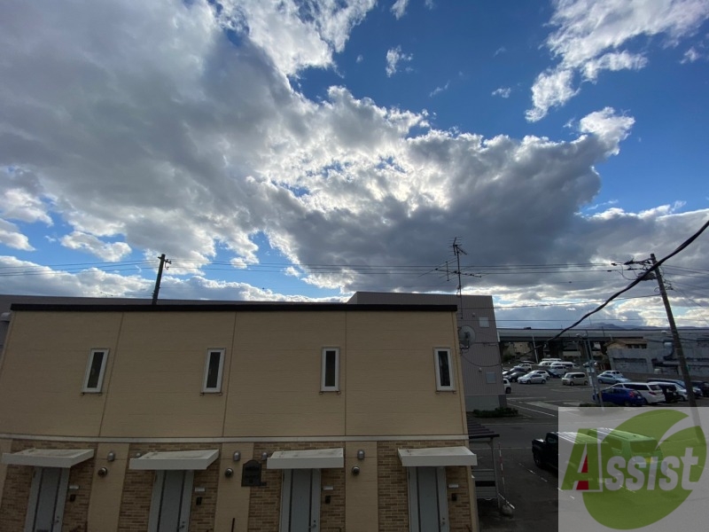 眺望　眺望です。高い建物がなくて見晴らしがよいですね！