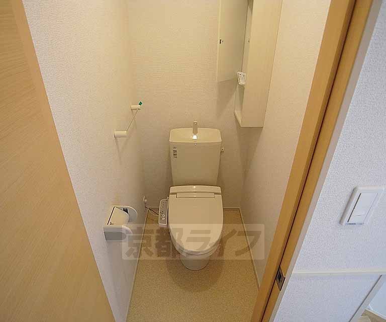 トイレ　清潔感のある洋式トイレ。