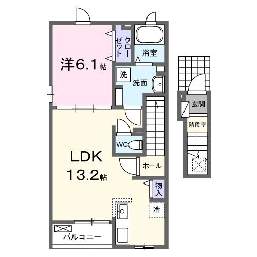 ヴォラーレ・フェリブレッサ　Iの間取り