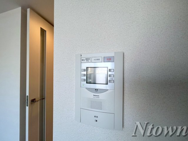 セキュリティ　モニター付きインターフォンです