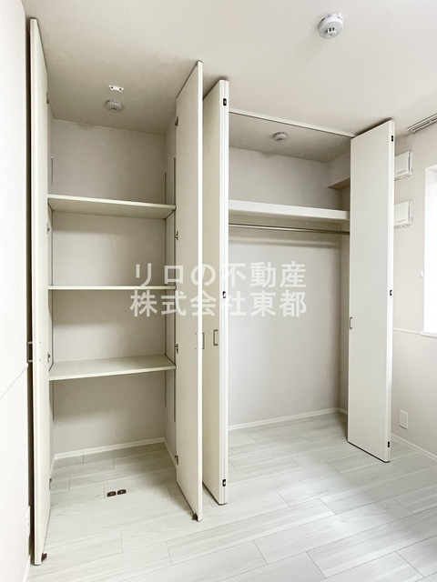 収納　奥行のある収納付です！増えがちな荷物をもスッキリ収納できます