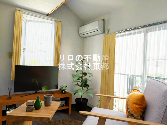 居室・リビング　こちらの家具はＣＧです。家具付きではございません。