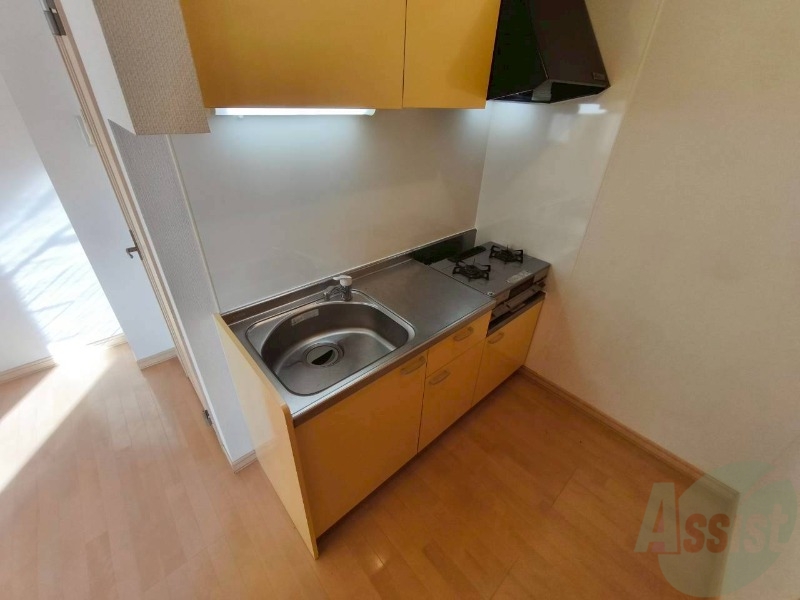 キッチン　清潔感がありお洒落なキッチンになっていました！