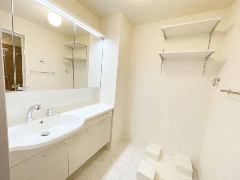 洗面設備　図面と現状に相違がある場合には現状を優先